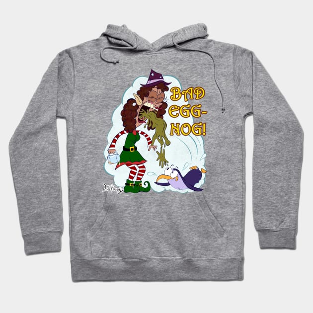 Bad Eggnog! Hoodie by D.J. Berry